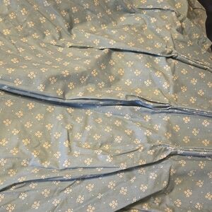 Laura Ashley curtains with valance and tie backs